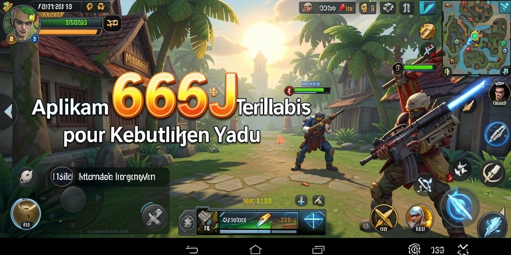 Tampilan utama aplikasi 666J yang intuitif dan memudahkan pengguna.