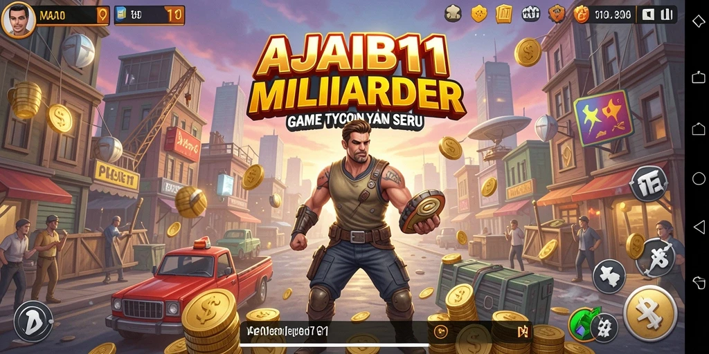 Screenshot AJAIB11 menampilkan tindakan manajemen bisnis yang dinamis.