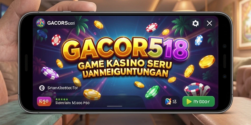 Tampilan bermain yang seru dan menarik di GACOR518.