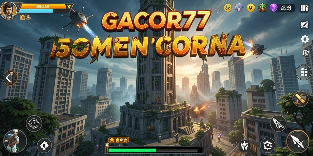 Gameplay Tower Defense yang menarik di GACOR77 dengan menara strategis.