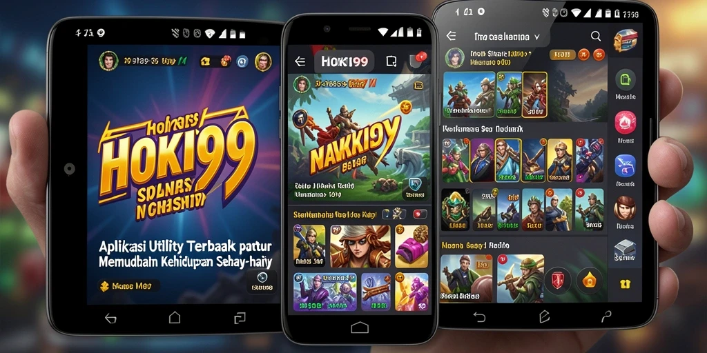 Tampilan screenshot HOKI99 dengan fitur-fitur Utility yang menarik.