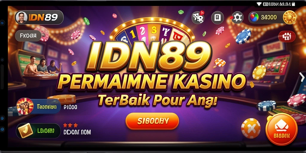 Tampilan gameplay IDN89 yang memukau dengan suasana Kasino yang nyata.
