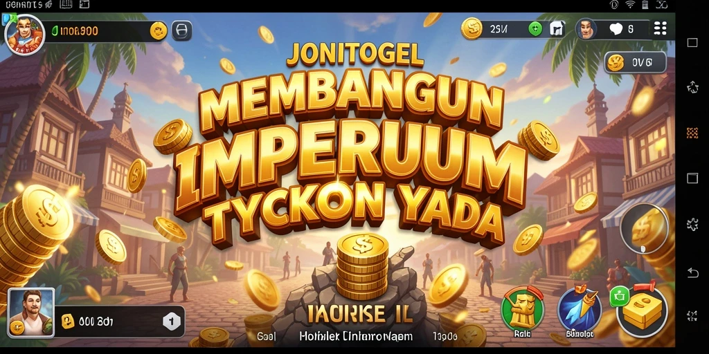 Tangkapan layar gameplay JONITOGEL yang menunjukkan pengalaman Tycoon.