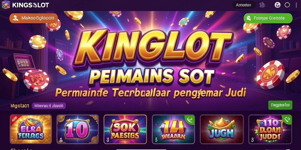 Tampilan gameplay KINGSLOT yang menarik dan mendebarkan.