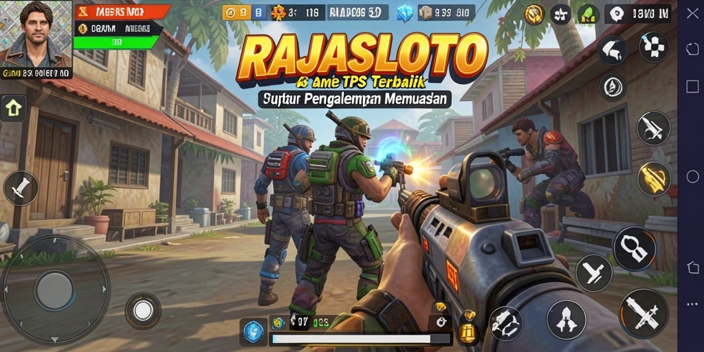Tampilan gameplay menarik dari RAJASLOTO yang seru dan penuh aksi.