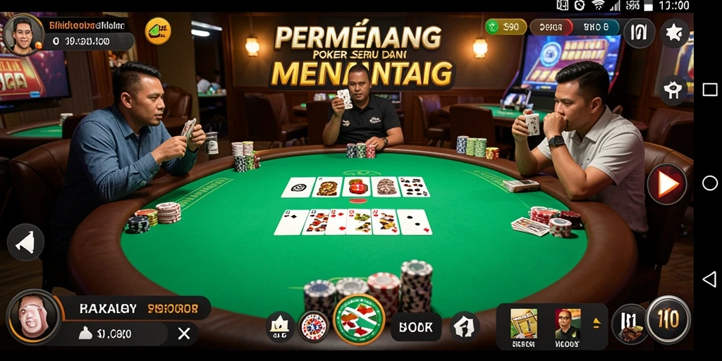 Screenshot gameplay S80 yang menampilkan aksi seru Poker.